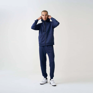 Nouvelle collection automne-hiver : Ensemble sportswear homme – Veste décontractée unie à fermeture éclair et pantalon à cordon de serrage – Tenue de sport masculine - Product Image 4