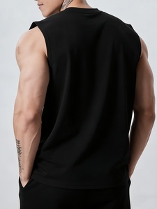 Fashionable Sustainable Men Tank Top Unisex Trending style <b>blank</b> Light <b>Weight</b> breathable fabric Tank Top - Product Image 2