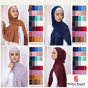 High Quality Plain <b>Scarf</b> Fabric Supplier Soft Lightweight Cotton Viscose Polyester OEM ODM Bulk Manufacturer - Product Image 6