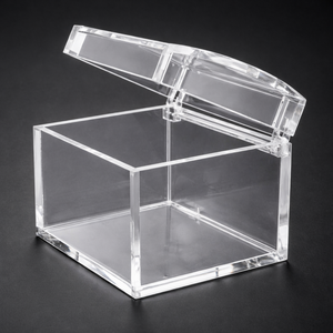 Hot Selling Acrylic Crystal <b>Storage</b> Box & <b>Kitchen</b> <b>Storage</b> Handmade Best Quality Clear Containers for Jewelry & Makeup Organizer - Product Image 4