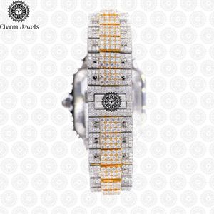 Charm_Jewells Luxury Stainless Steel Square <b>Watch</b> 36mm Analog Quartz Sapphire Crystal Folding Clasp Unisex - Product Image 3