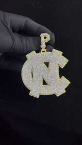 Colgante Hip Hop de Plata 925 de la Mejor Calidad, Chapado en Plata, con Moissanita de Corte Brillante, Alta Dureza, Resistente a los Arañazos, para Hombre, de Lujo - Product Image 4