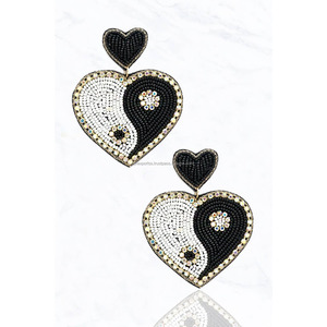 Pendientes de Aro Hechos a Mano con Cuentas Multicolor y Cara de Tigre, Estilo Boho, Joyería de Fiesta para Mujer, Tamaño Personalizado, Venta al por Mayor - Product Image 6