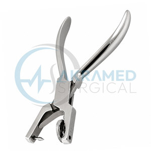 Pince à perforer les digues en caoutchouc Ainsworth, instrument dentaire en acier inoxydable, certifié CE, outil endodontique réutilisable pour la perforation de trous - Product Image 3