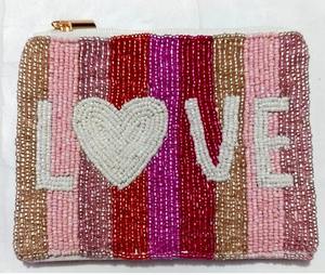 Monedero de cuentas con forma personalizada, bordado a mano, temática de fiesta, cierre de cremallera duradero, bolso multiusos - Product Image 5