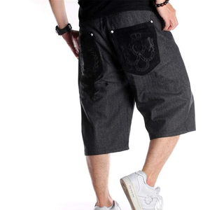 Pantalones Cortos de Mezclilla con Lavado Ácido al por Mayor, Unisex, Estilo Vintage, Holgados, de Algodón, Personalizados OEM - Product Image 4