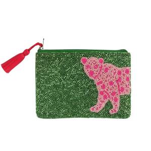 Handmade Bear Beaded Coin <b>Purse</b> Cute Animal Zipper Pouch <b>Small</b> Wallet Bead Embroidery Mini Pouch Women Accessory Gift - Product Image 1