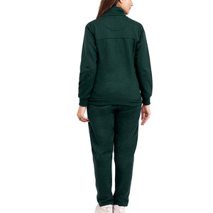 Custom Logo Women Stand Collar Tracksuit Athletic <b>Zip</b> <b>Up</b> <b>Jacket</b> And Jogger Set Wholesale Supplier OEM ODM - Product Image 3