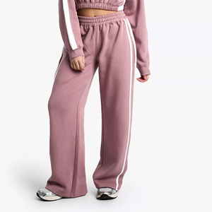 Premium High Quality Light Weight Customized Women Full Length <b>Tracksuit</b> 100% Cotton Streetwear Winter New Arrival Adult Size - Product Image 3