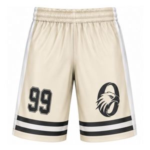 Ensemble de hockey sur glace sublimé pour hommes, maillot et short en polyester rayé, tenue de sport athlétique, uniforme d'équipe, vêtements d'entraînement et de match - Product Image 4
