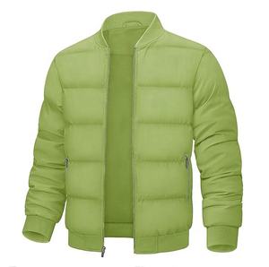 Chaqueta de Invierno Acolchada de Diseño Personalizado de Última Tendencia, Chaqueta de Hombre con Cierre Completo y Estilo Urbano Lavado, a Precios de Mayoreo - Product Image 4