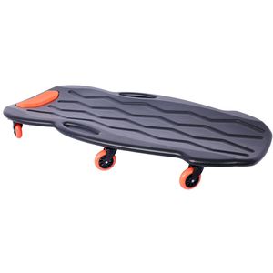 Sgabello Ergonomico da 42 Pollici in Plastica con Poggiatesta Imbottito, Doppio Vano Porta Attrezzi, Corpo in HDPE Stampato a Soffio, Capacità 150 Kg, con Borsa per il Trasporto - Product Image 2