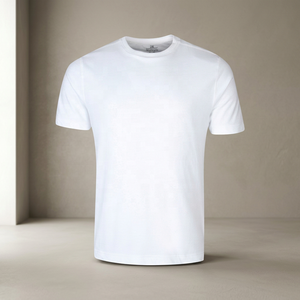 T-shirt homme blanc, simple, du Bangladesh, - Product Image 2