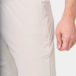 Custom Logo Premium Quality Stretchy Fabric Men's Wholesale <b>Slim</b> Fit <b>Joggers</b> Breathable Elastic Waist With Side Zipper Pocket - Product Image 4
