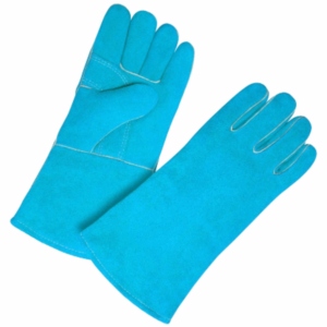 Gants de soudure en cuir de vachette de haute qualité, gants de sécurité industrielle pour la construction, réfléchissants, logo personnalisable - Product Image 3