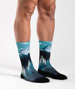 Custom Design Sport Crew <b>Socks</b> with Custom Logo for Men and Women Youth Spring Season Quick Dry <b>Breathable</b> - Product Image 2