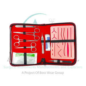 Kit Portátil de Práctica de Sutura Quirúrgica, Almohadilla de Silicona para Práctica de Sutura, Kit de Entrenamiento para Cierre de Heridas, Instrumentos Quirúrgicos para Estudiantes de Medicina - Product Image 2