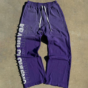 Ensemble de vêtements de sport d'hiver pour hommes, confortable, en coton doux, imprimé et brodé, tricoté, pour les professionnels - Product Image 3