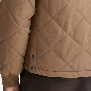 Blouson bomber matelassé unisexe, col montant, fermeture éclair, vêtement d'hiver décontracté, respirant, imperméable, écologique - Product Image 4