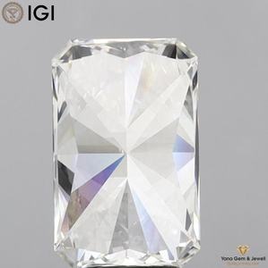 IGI Certified 4,50 CT Radiant Shape Lab Grown Diamond 12,0mm F Color VS1 Claridad la pieza central perfecta para su joyería de ensueño - Product Image 3