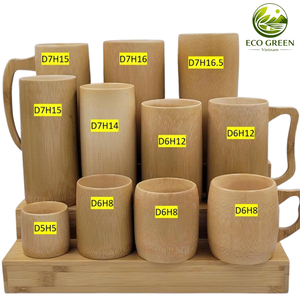 Taza de Bambú Green Living, Taza de Madera Natural, Vajilla Reutilizable Sostenible, Estilo de Vida Ecológico - Product Image 2