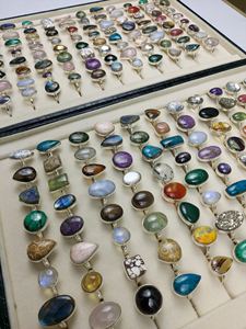 Anillos de gemas mixtas de última moda para joyería de lujo, anillos de cristal con gemas mixtas para mujer en diferentes colores - Product Image 6