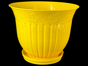 Pot de fleurs en terre cuite Twister 04 No 10 pouces, grand pot en plastique pour l'intérieur, l'extérieur, la maison, le jardin, le balcon - Product Image 4