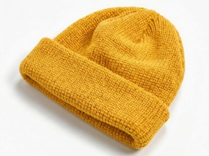 Premium Yellow Acrylic <b>Wool</b> <b>Beanie</b> Hat Custom Logo OEM ODM Manufacturer Wholesale Low MOQ for Streetwear Brand Winter Fashion UK - Product Image 3