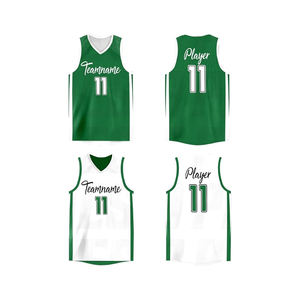 Maillots de basket respirants sur mesure, grande taille, haute qualité, réversibles, logo couleur personnalisé, impression par sublimation numérique, vente en gros - Product Image 6