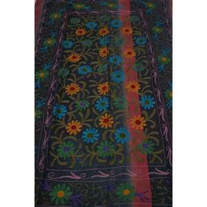 Kantha Suzani <b>Quilt</b> Handmade Vintage Cotton Floral Embroidered Eco-Friendly Washable Boho Indian Bedspread <b>Throw</b> Blanket - Product Image 4