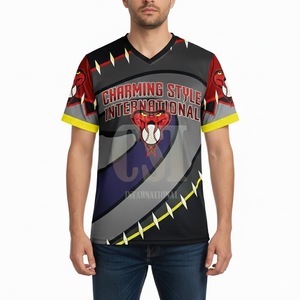Vêtements d'e-sport par sublimation, nouveau design respirant unisexe, jersey de jeu d'e-sport personnalisé imprimé sur toute la surface - Product Image 4
