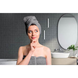 Premium Quality Woven Cotton <b>Bath</b> <b>Towel</b> <b>Set</b> Soft Quick Dry Absorbent Durable Luxury Terry <b>Towels</b> 400-500 GSM Hotel Spa Bathroom - Product Image 6