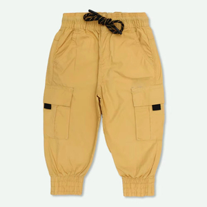 Pantalons cargo pour enfants, coupe décontractée, style utilitaire, design jogger, coton, motif 3D, haute qualité, service OEM, couleurs personnalisées - Product Image 1