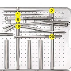 Composants de fixation pour implants vertébraux : Vis pédiculaire en titane, tige, connecteur à crochet – Kit de système chirurgical orthopédique - Product Image 6