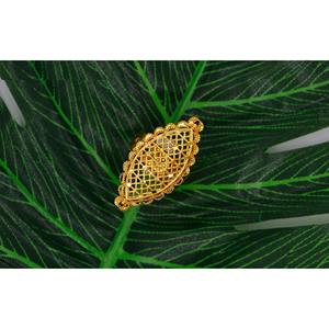 Nuevo anillo de dedo ajustable abierto tradicional para mujer, anillo de bodas de Dubái de oro de 24K, joyería, nuevo anillo de dedo de calidad Premium para niñas - Product Image 3