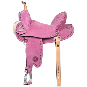 Western Quality Leather Barrel Trail Saddle by <b>Equestrian</b> Manufacturer customized western saddle - Product Image 3