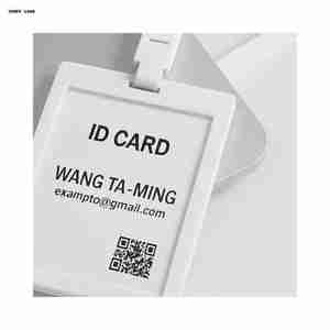 ซองใส่บัตร/ป้ายชื่อแบบใส รุ่น GW-CH107AC ยี่ห้อ GOWELL ทำจาก PVC แบบนิ่ม แนวตั้ง - Product Image 3