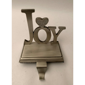 Stylish Metal Custom Letter Silver <b>Stocking</b> <b>Holder</b> Christmas Decor Sleek new Great Festive Gift Idea Durable High Quality Hook - Product Image 3