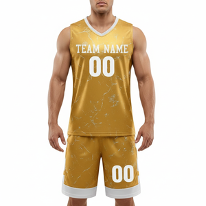 Ensemble d'uniformes de basketball personnalisés professionnels, tissu en maille respirant, séchage rapide, absorption de la transpiration, impression par sublimation - Product Image 5
