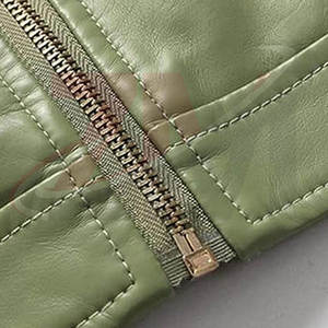 Productos de Moda, Chaquetas de Cuero para Mujer con Cuello Camisero, Diseño Personalizado Disponible, Todas las Tallas, para Invierno - Product Image 6