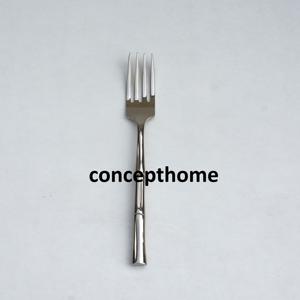 Cubiertos Modernos de Metal Plateado, Incluye Tenedor, para Fiestas, Viajes, Navidad - Product Image 6