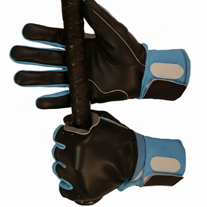 High-quality Leather Baseball Batting Gloves <b>Hook</b> Loop Closure Engineered for Superior Bat Control All-Weather Performance - Product Image 6