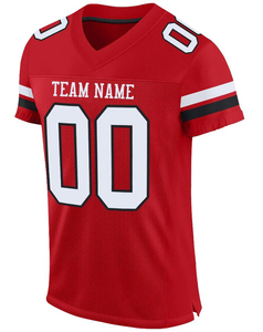 Men's Custom Design Anti-Bacterial <b>Heat</b>-Transfer Printed 100% Polyester American Sports Jersey Breathable Custom Size Front - Product Image 2