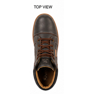 Botas de Motocicleta de Cuero Genuino para Hombre, Botas de Carreras de Caña Alta con Cordones, Personalizadas OEM, para Primavera, Verano, Otoño e Invierno, Kivex Sports - Product Image 4