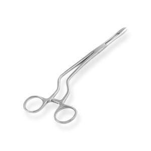 Pinzas Quirúrgicas Cheron de 24 cm, Pinzas de Acero Inoxidable para Sujetar Esponjas, Instrumento Médico Reutilizable - Product Image 1