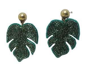 ยอดขายสินค้ายอดนิยมหลายสีใบต้นไม้ออกแบบต่างหูแฟชั่นยอดนิยมเครื่องประดับประดิษฐ์โดยAaliyan impex - Product Image 1