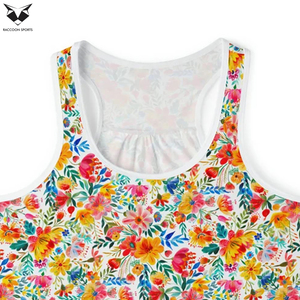 เสื้อกล้ามผู้หญิงคุณภาพสูง ลายดอกไม้สีสันสดใส เสื้อออกกำลังกายสำหรับผู้หญิง - Product Image 5