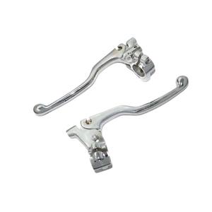 Conjunto de Soporte de Freno y Embrague Cromado Estilo Original para Royal Enfield Classic 350 500 - Product Image 1