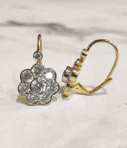 925เงินสเตอร์ลิงหลายสีลดลงต่างหูห้อยของขวัญงานแต่งงานที่ดีที่สุดเครื่องประดับเพชรโมอิสซานไนต์ - Product Image 1