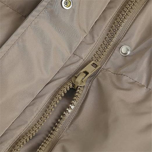 Chaqueta Acolchada con Capucha para Mujer, Abrigo de Invierno de Manga Larga, Grueso, de Color Sólido, Informal, con Relleno de Poliéster - Product Image 6